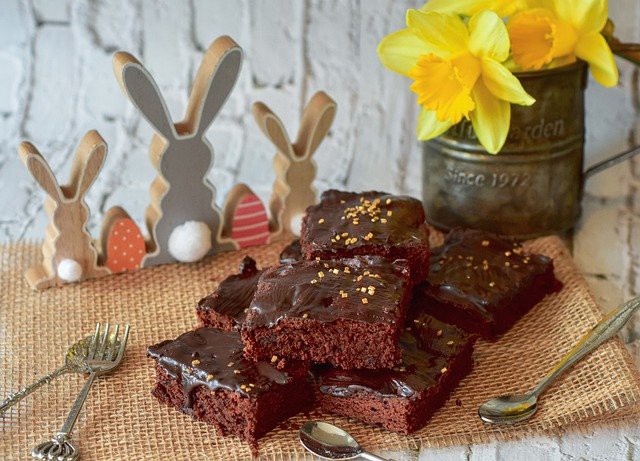 Brownie z bananami | Pełnia Smaków